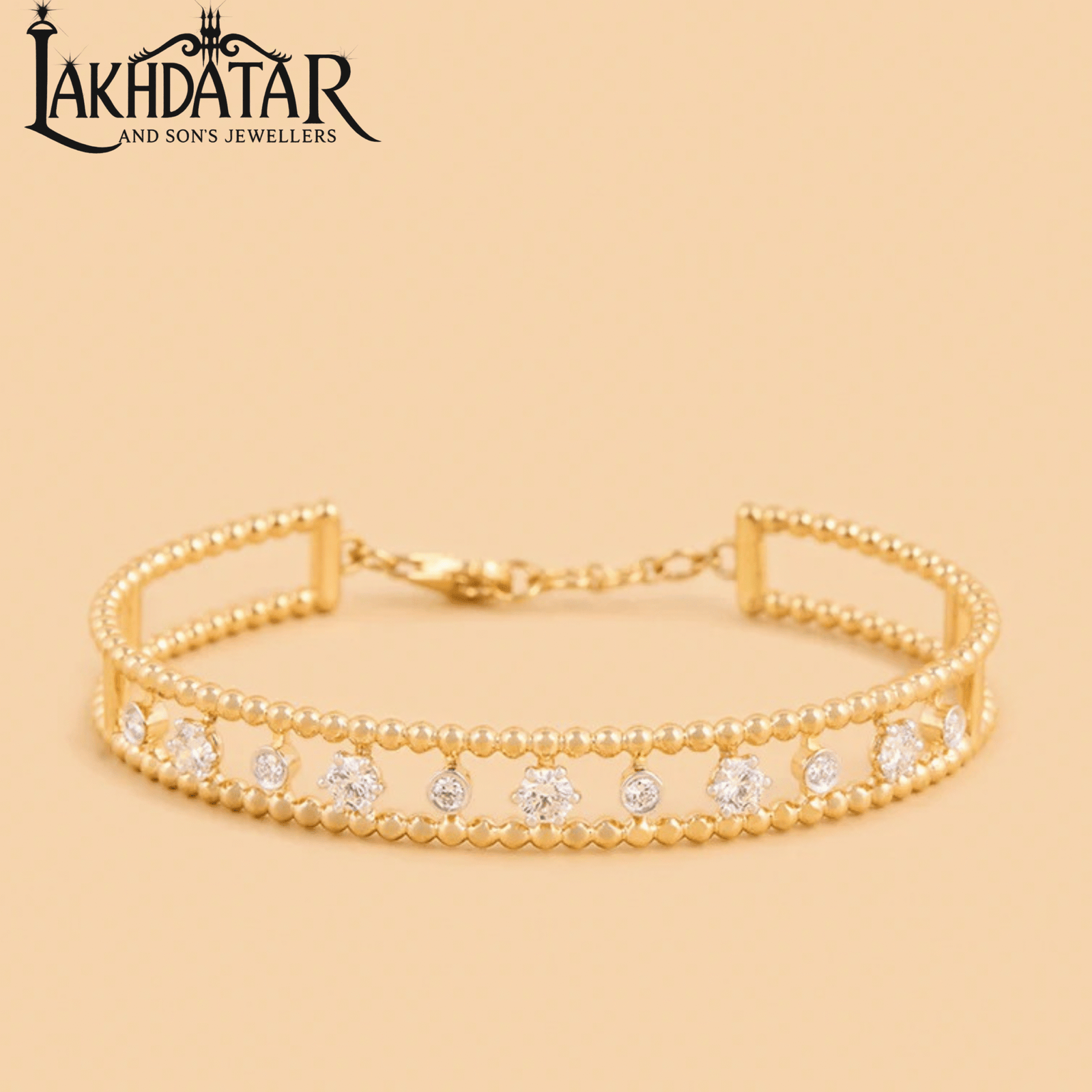 Women’s Gold Diamond Bracelet - Image 3