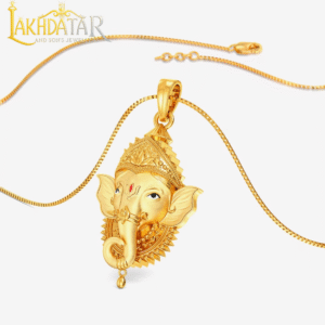 Divine Ganesh Diamond Pendant for Men