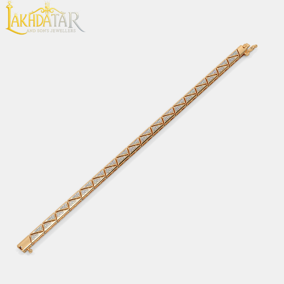 Bold Diamond Gold Bracelet for Men