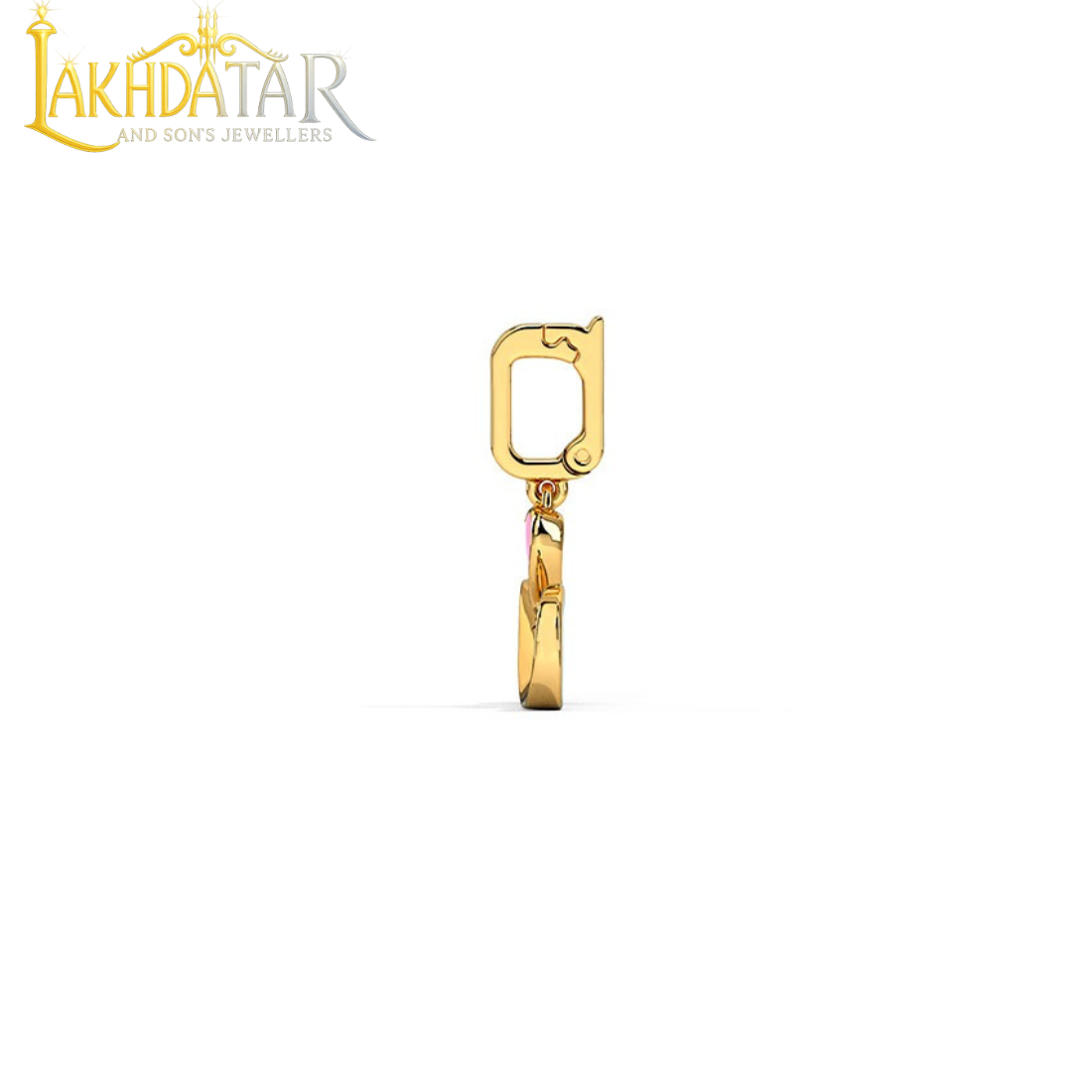 Infinity Gold Charm PendantA delicate gold infinity charm pendant, symbolizing eternal love and elegance, perfect for everyday wear or gifting. - Image 3