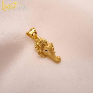 Divine Ganesh Gold Pendant for Men