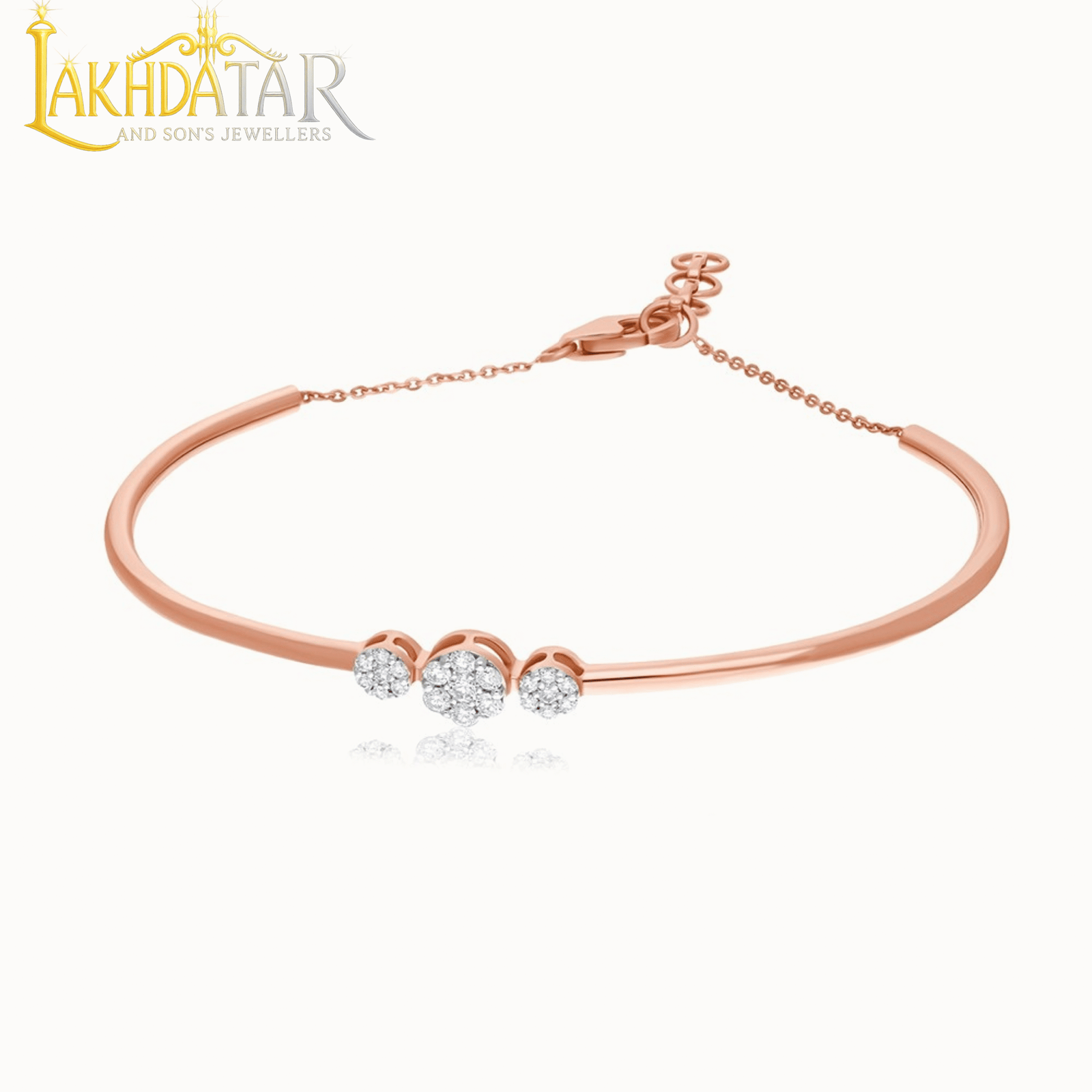 Women’s Gold Diamond Bracelet - Image 2
