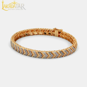 Bold Diamond Gold Bracelet for Men