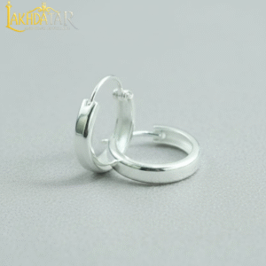 Minimalist Thick Silver Huggie Hoops - 925